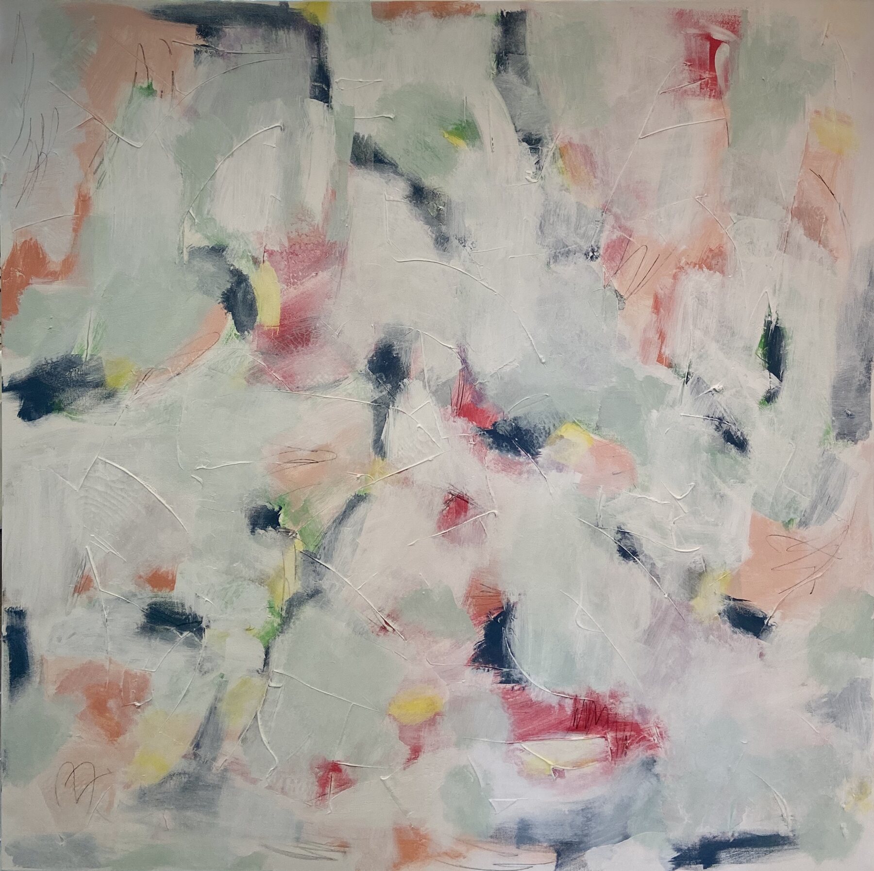 “Hallelujah”, original abstract painting by Sydni McKenzie