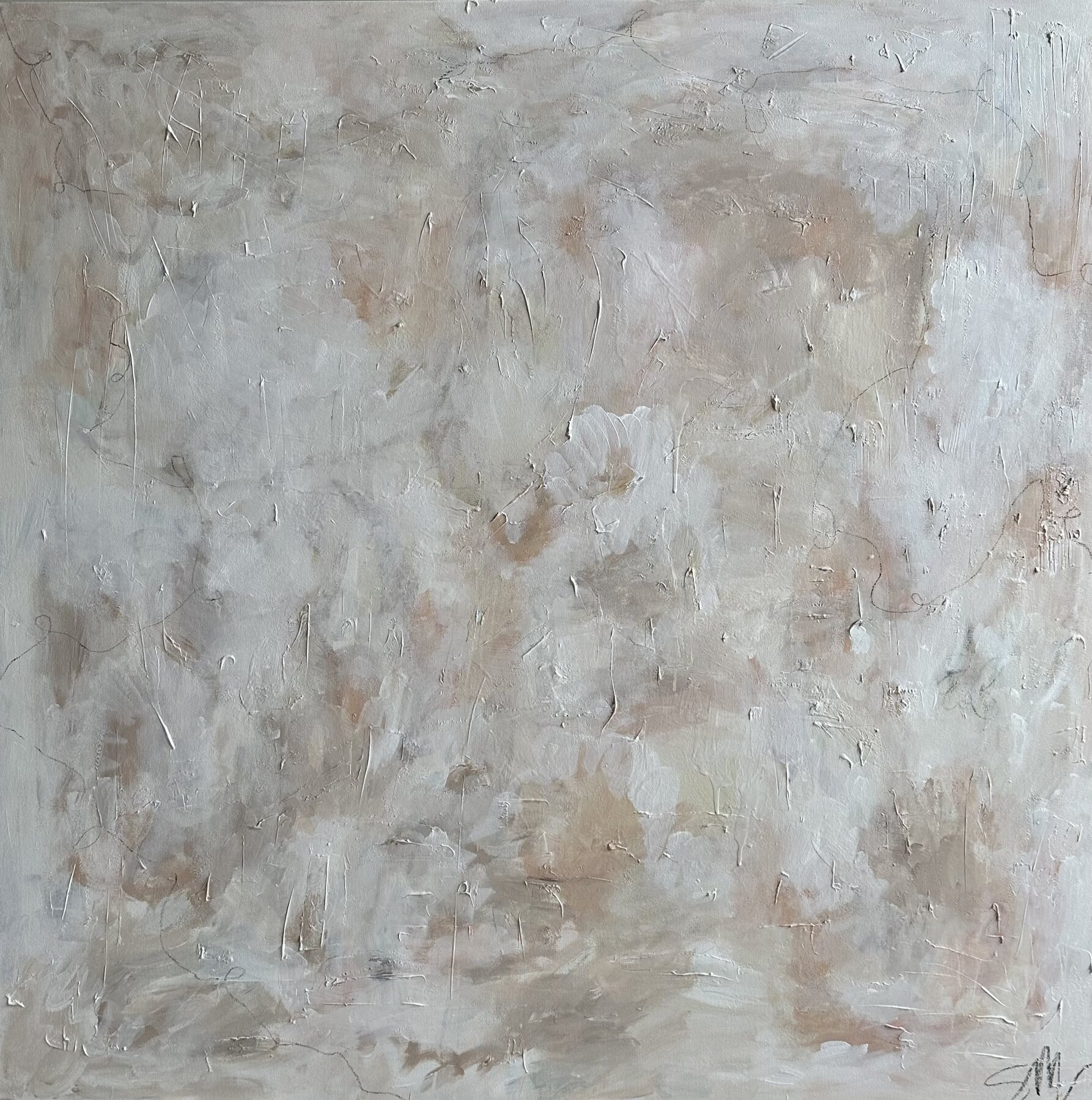 “Light”, original abstract painting by Sydni McKenzie