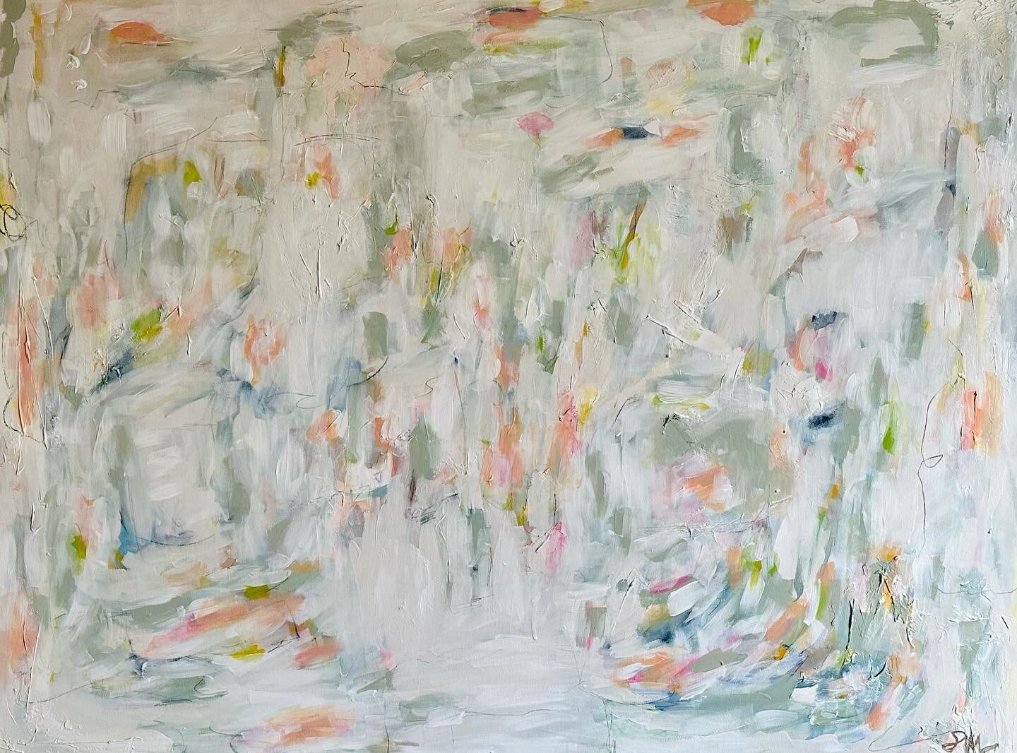 “Remade”, original abstract painting by Sydni McKenzie