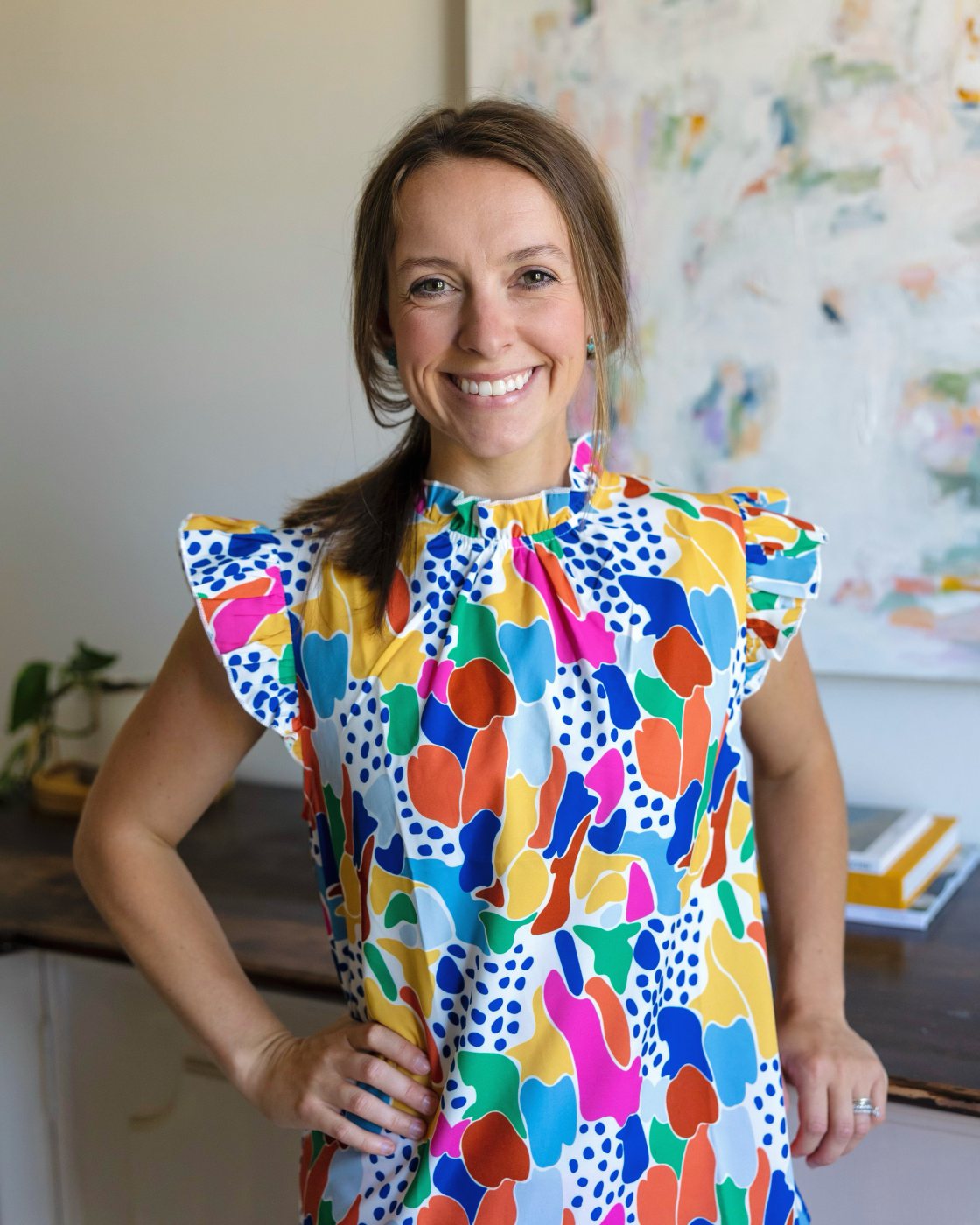 Sydni McKenzie in her studio